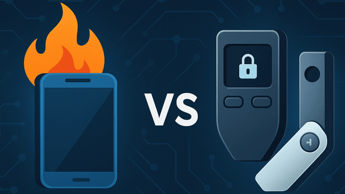 Imagem A diferença entre deixar seu Bitcoin exposto e realmente seguro